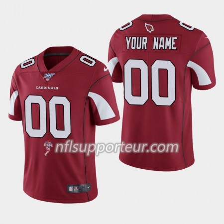 Maillot Homme Arizona Cardinals Personnalisé Nike Rouge 100th